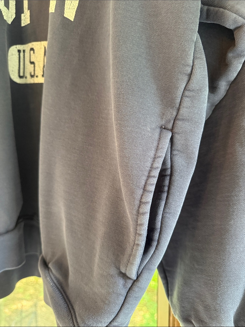 Brandy Melville John Galt Blue Aspen Sweatshirt OS - Picture 10 of 10